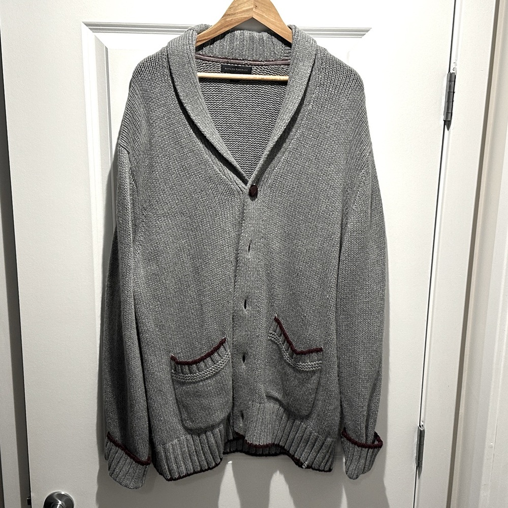 Banana Republic Men’s Gray Cardigan Size XXL